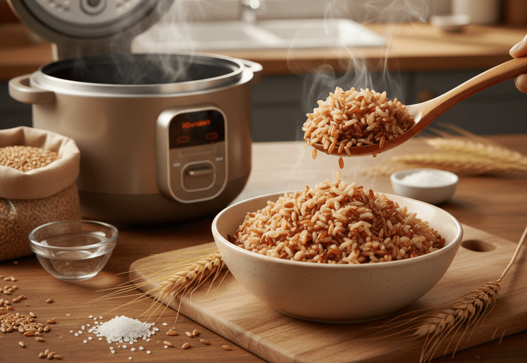 Bí quyết nấu cơm gạo lứt dẻo ngon và không bị khô cứng